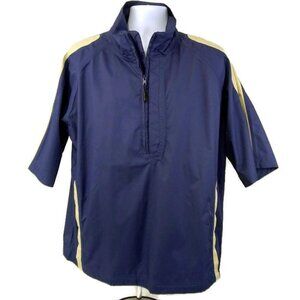 Forrester's Men's Short Sleeve Storm Tex Waterproof Lined 1/2 Zipper Front Large